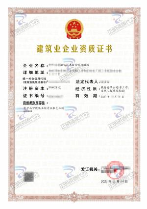 柳州-电子与智能化工程专业承包二级